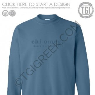 Chi Omega-OU Dad's Day Crewneck