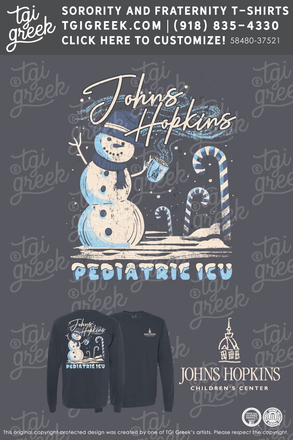 Johns Hopkins Peds – Winter Shirt
