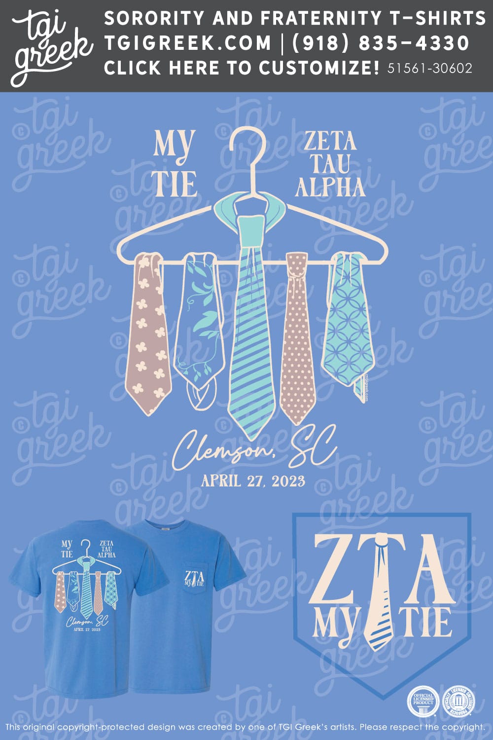 Zeta Tau Alpha – CLEM My Tie