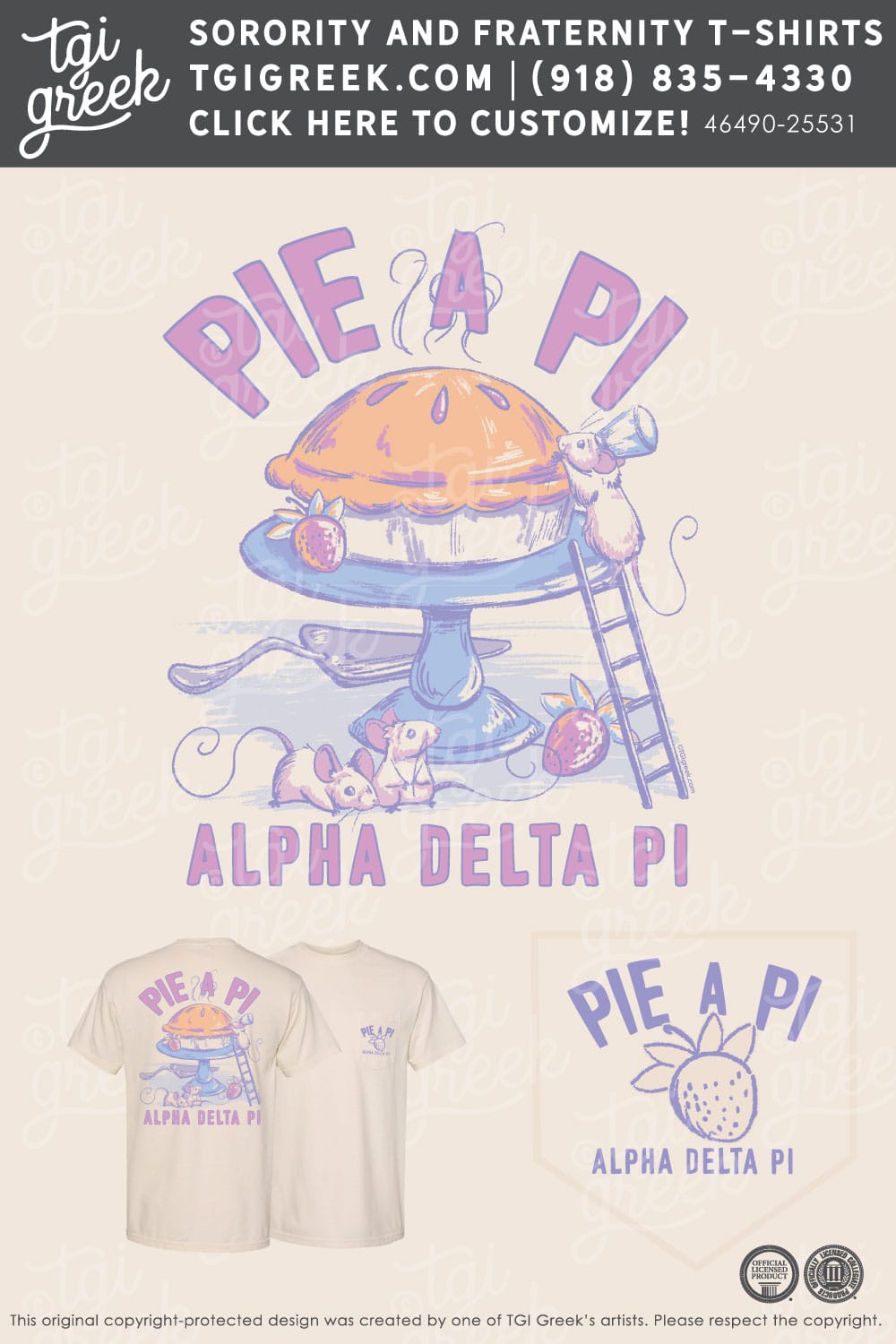 TGI – Alpha Delta Pi Pi A Pie