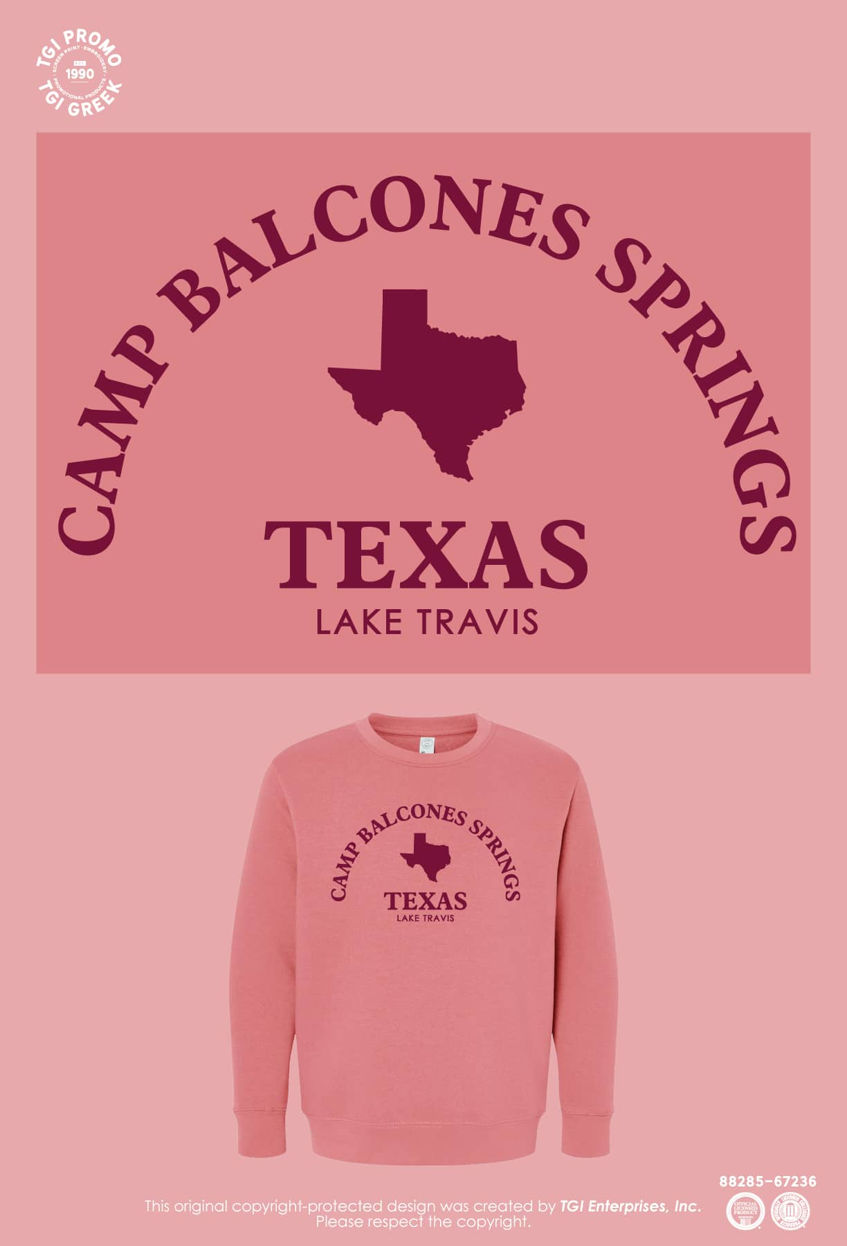 Camp Balcones Springs – Classic Camp Sweatshirt