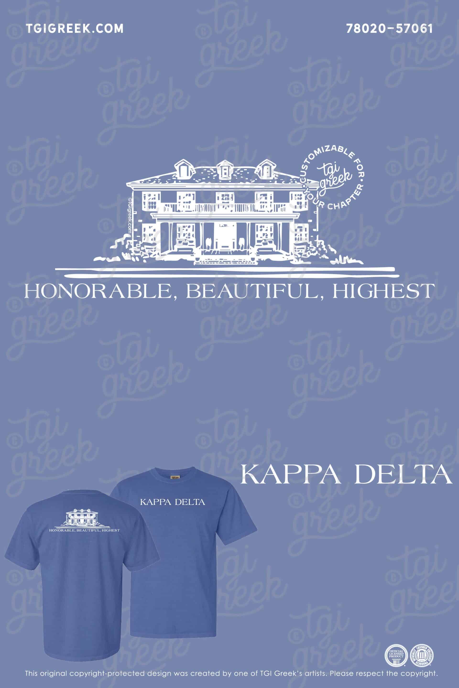 Kappa Delta – TROY PR Tee
