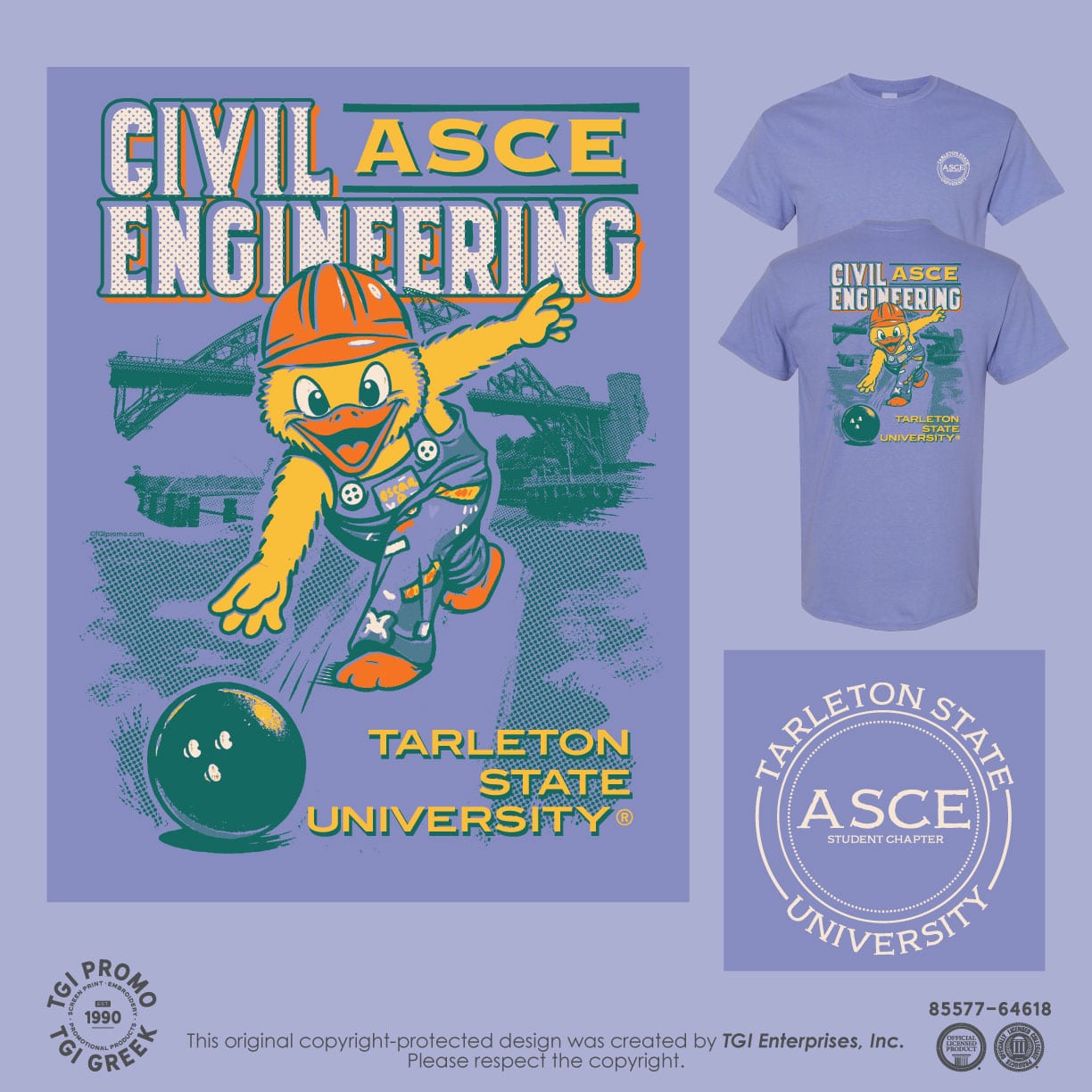 Tarleton State University – Civil Engineer Semester Shirts