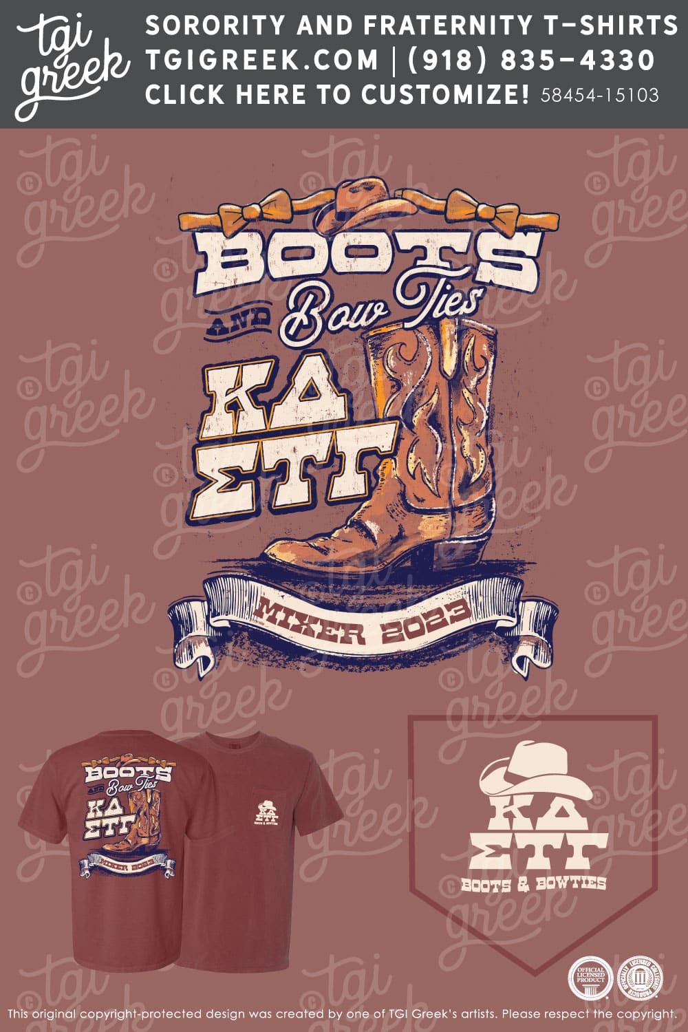 Kappa Delta – UNCCH Boots & Bow Ties