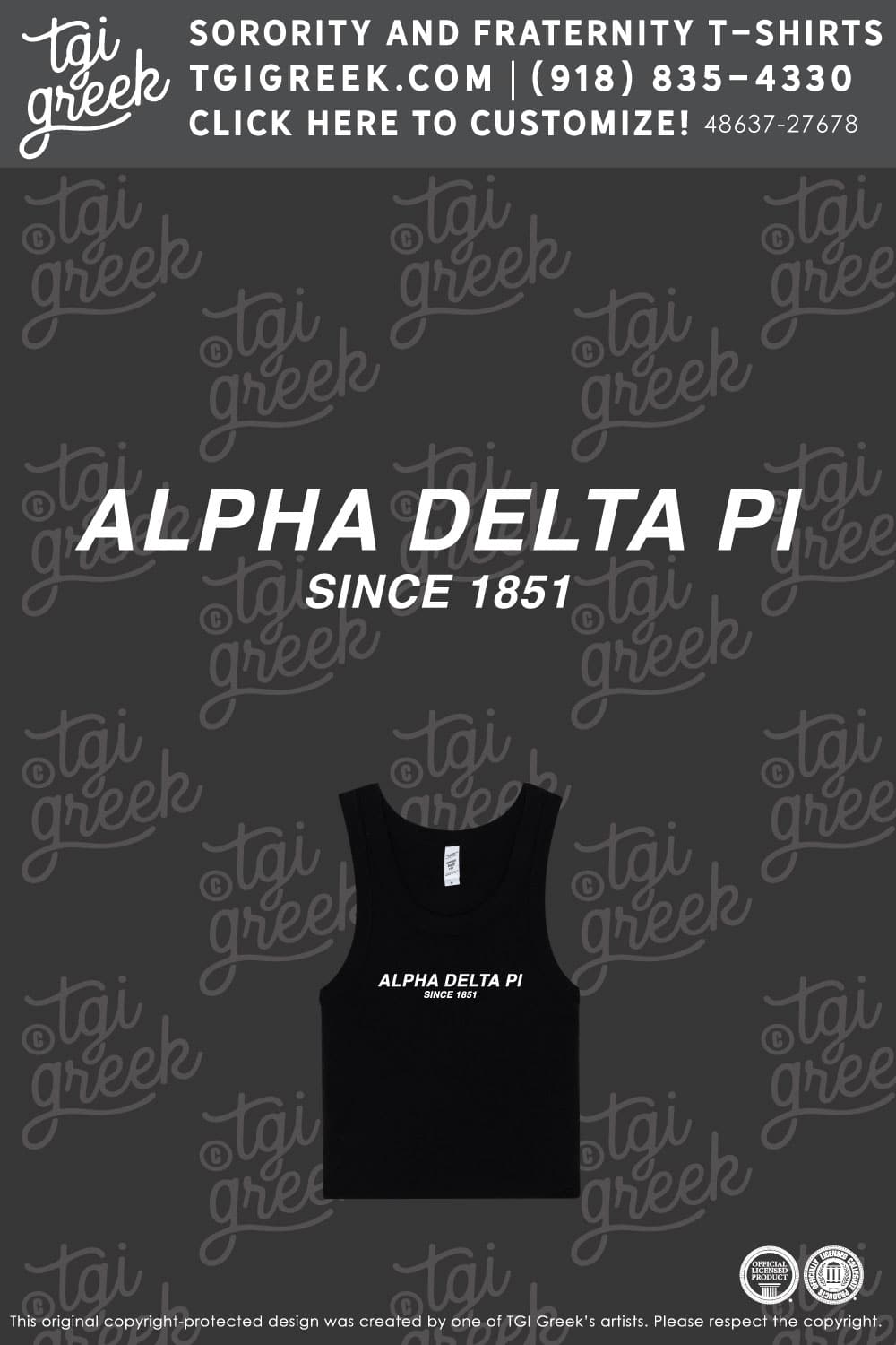 Alpha Delta Pi – FAU Set Tank