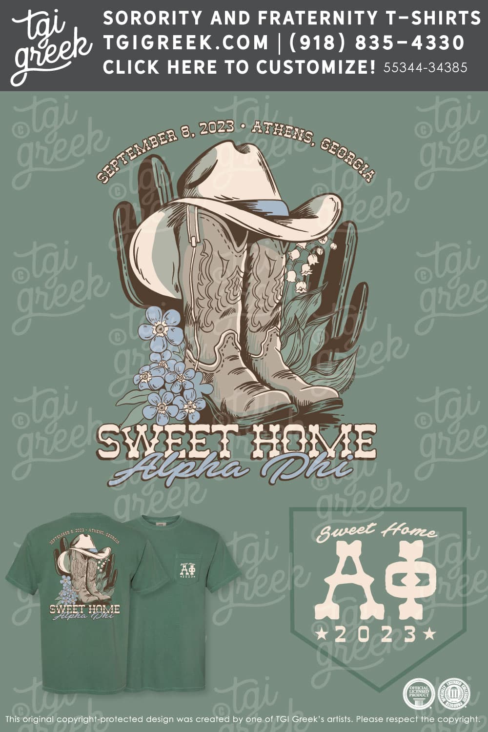Alpha Phi – UGA Sweet Home