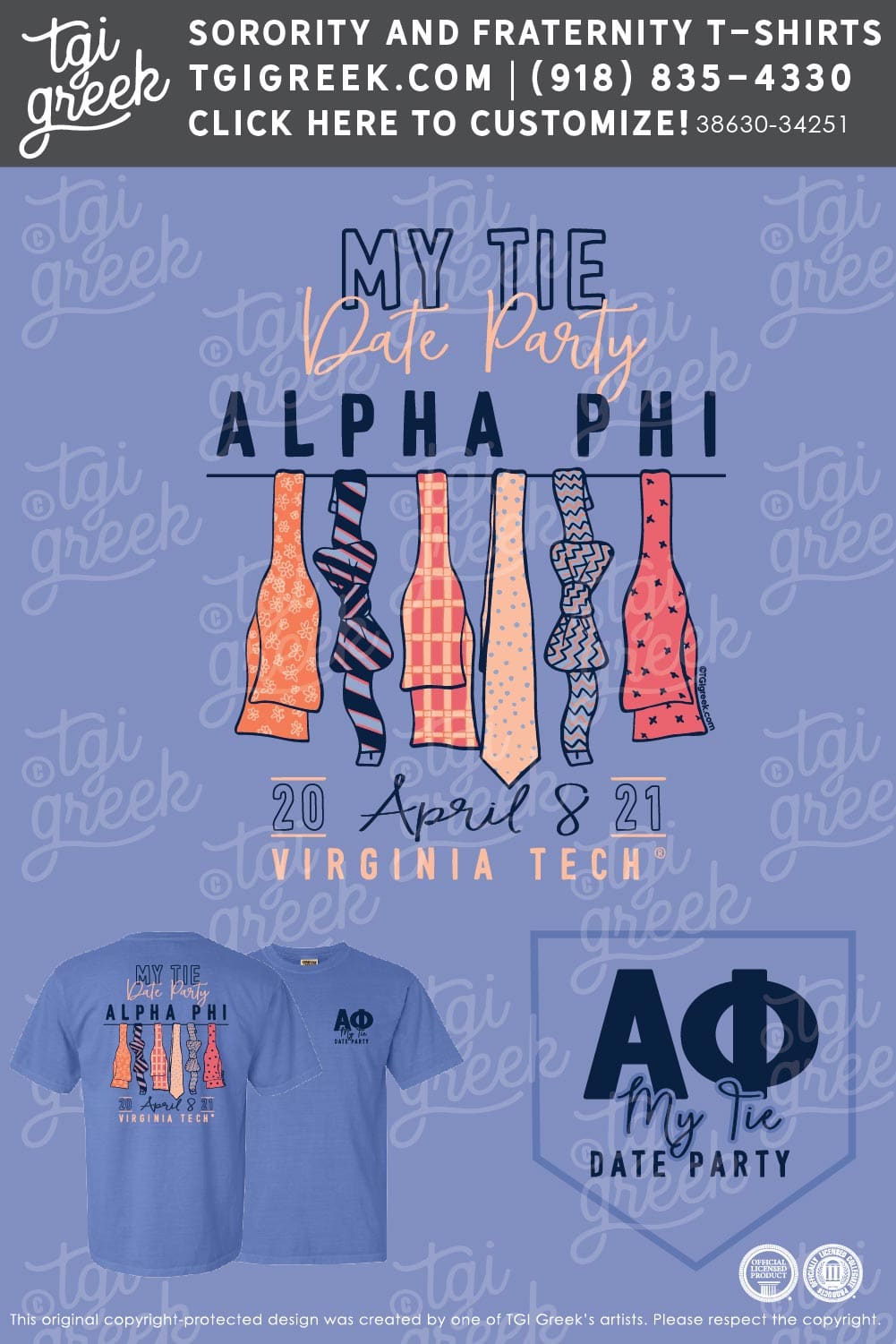 Alpha Phi – VT My Tie