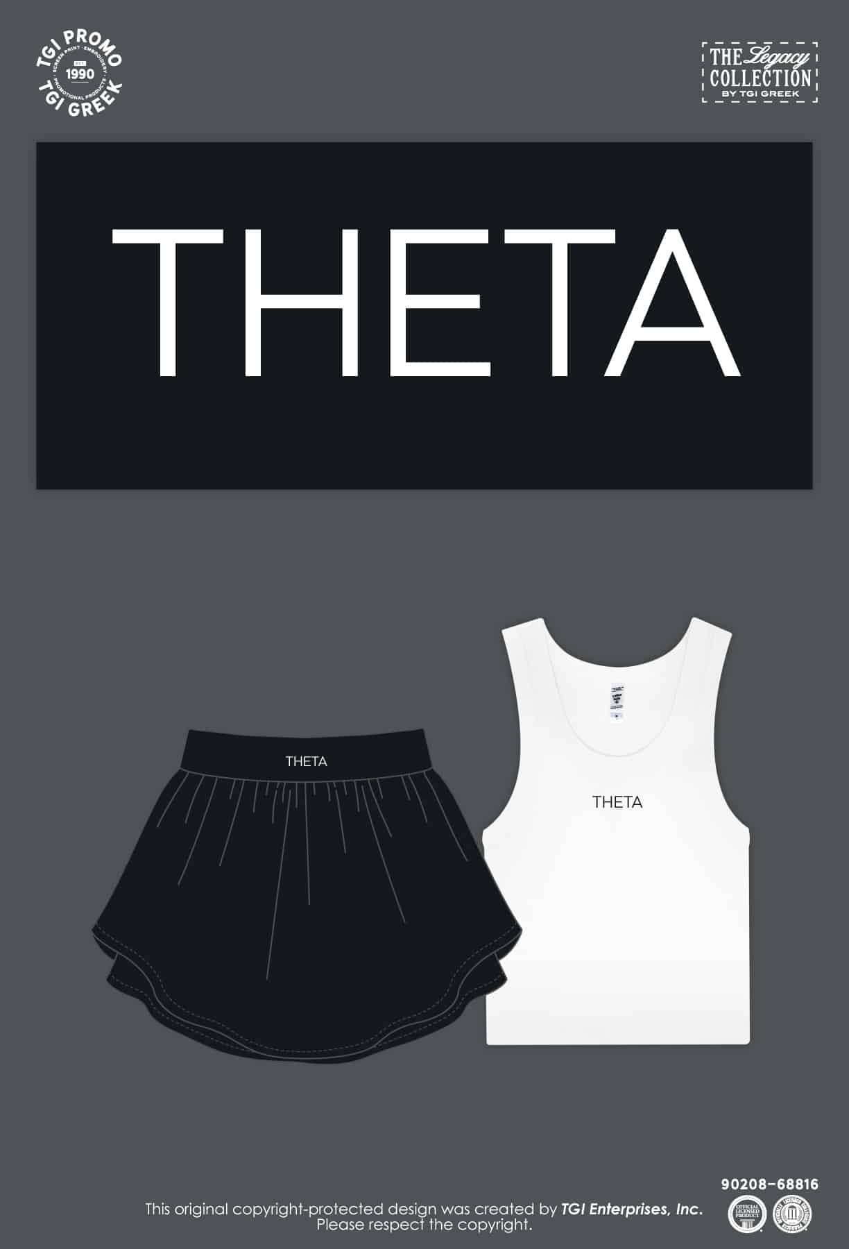 Zeta Tau Alpha – TGI Greek Sorority Skirt Set