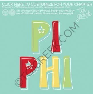 Pi Beta Phi – Offset Outline PR