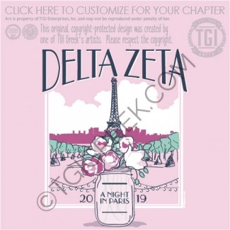 Delta Zeta-YSU Night in Paris Formal