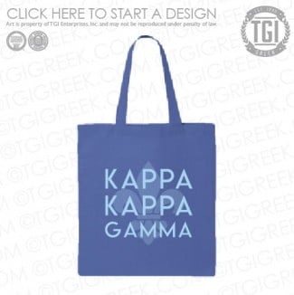 Kappa Kappa Gamma-OU Bid Day Tote Bag