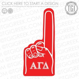 Alpha Gamma Delta-TSU Foam Finger