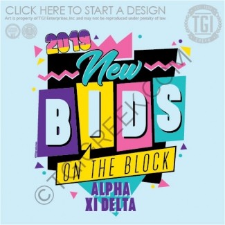 TGI-Alpha Xi Delta New Bids on the Block