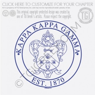 Kappa Kappa Gamma-OU Initiation Crest