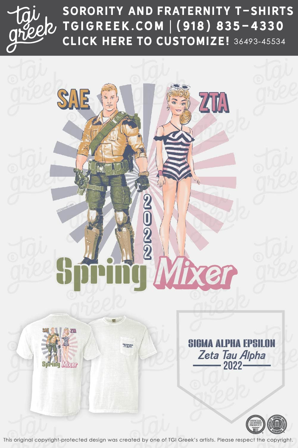 Zeta Tau Alpha – GSU GI Joes & Barbie
