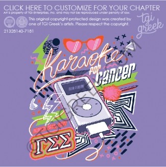 Gamma Sigma Sigma  – CLEM karaoke For Cancer