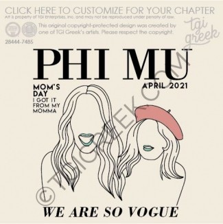Phi Mu – TSU moms Day