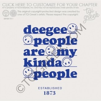 Delta Gamma – OU Happy People Crewneck