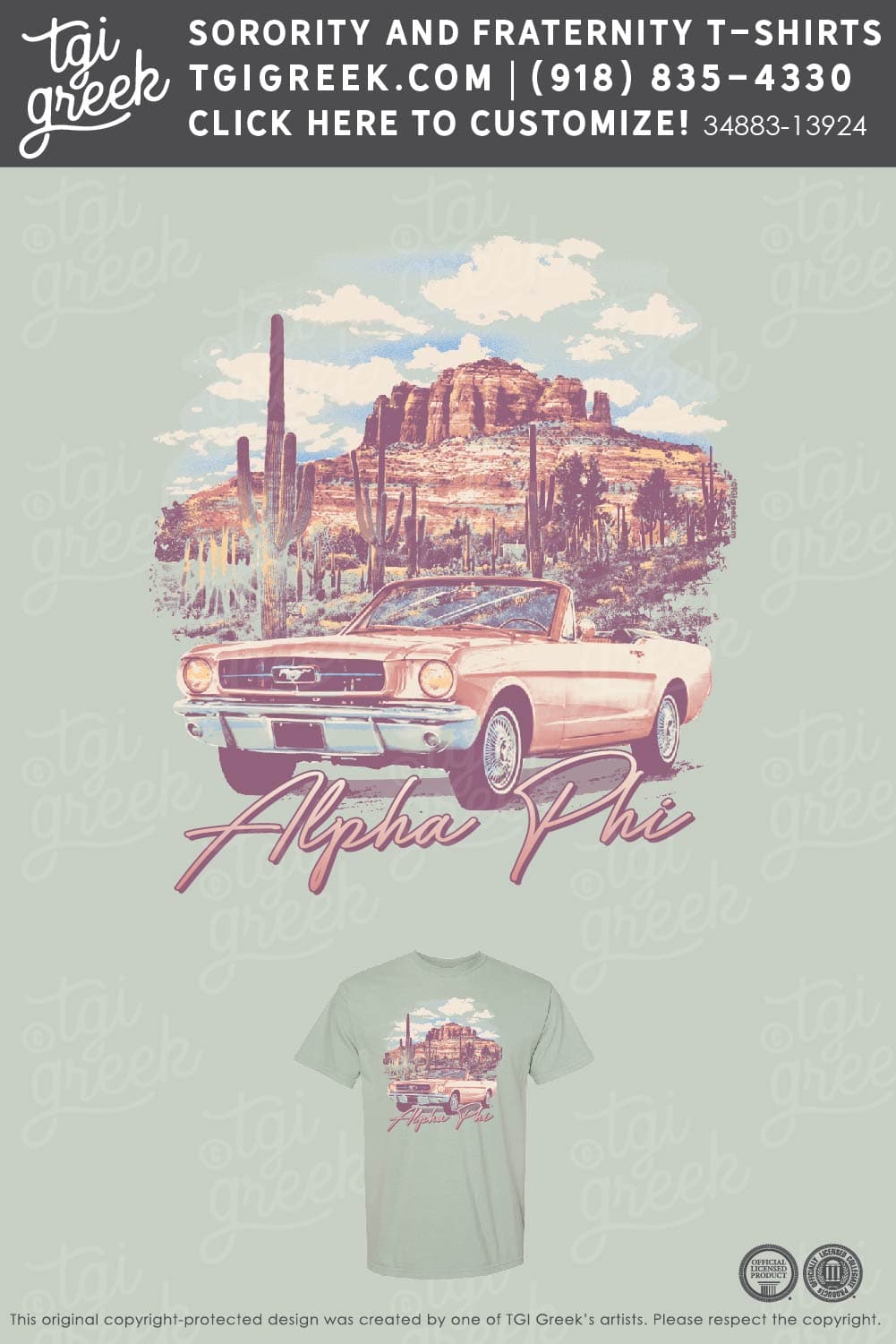 TGI – Alpha Phi Vintage Cacti Car