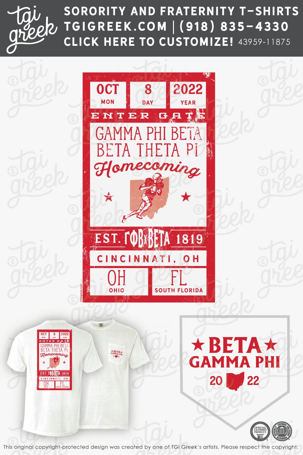 Gamma Phi Beta – UCIN Homecoming