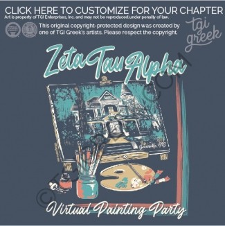 Zeta Tau Alpha – ECAU paint