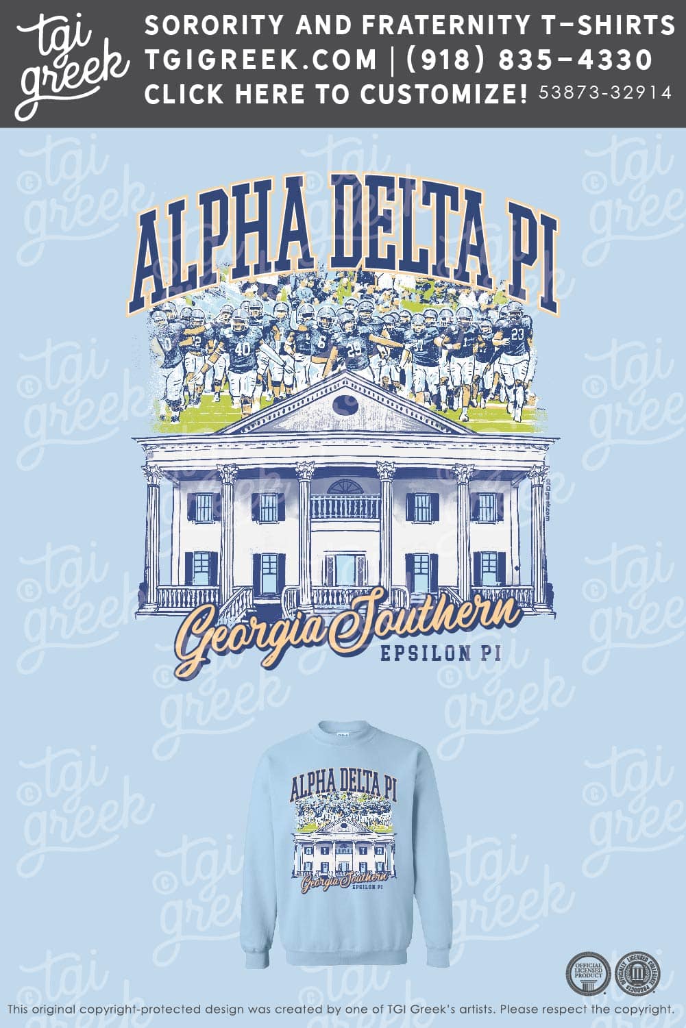Alpha Delta Pi – GSU Parents Weekend Sweatshirt