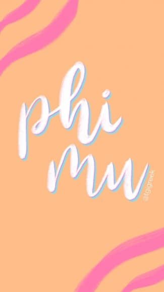 Phone Background – Phi Mu