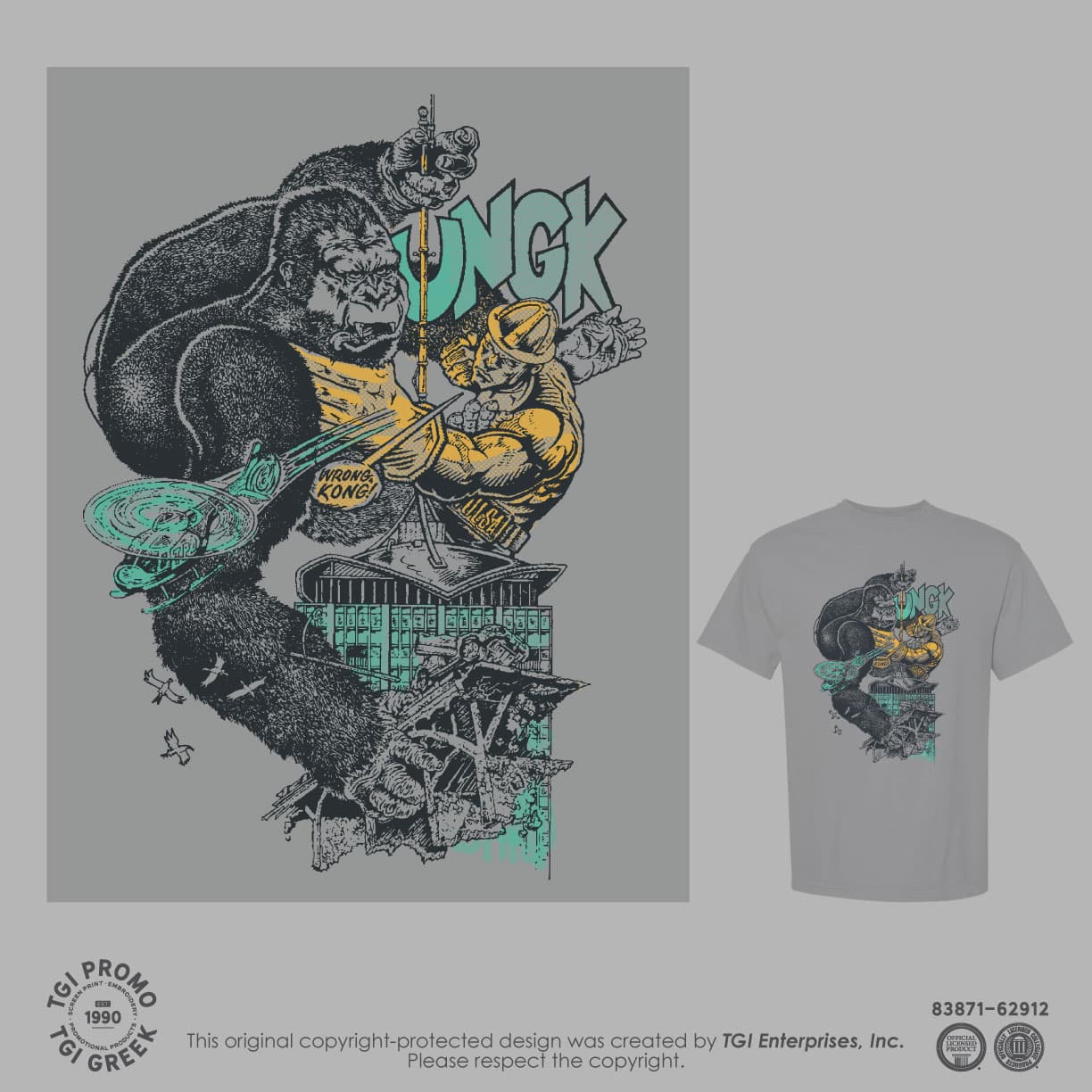 TGI Promo – Driller Gorilla Riverside Tee