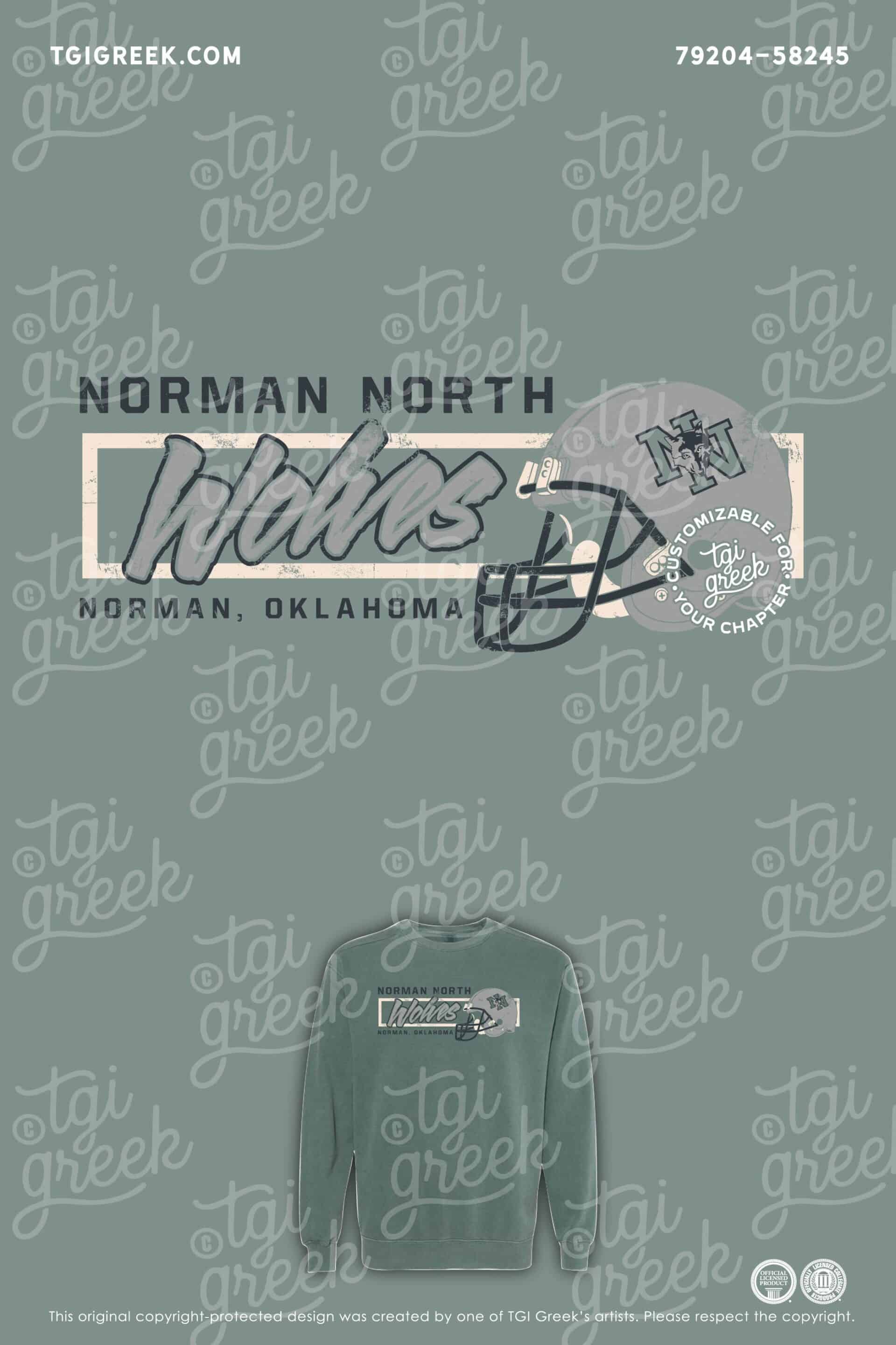 Norman North High School – Helmet Sweatshirt