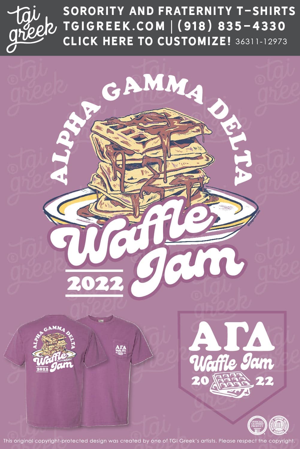 Alpha Gamma Delta VILL Waffle Jam