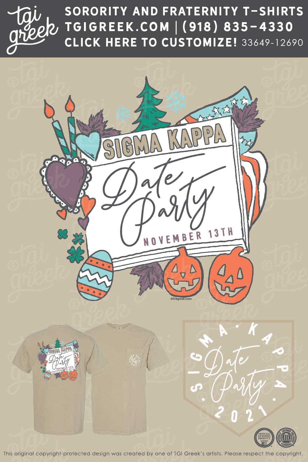 Sigma Kappa – UCO Be My Date