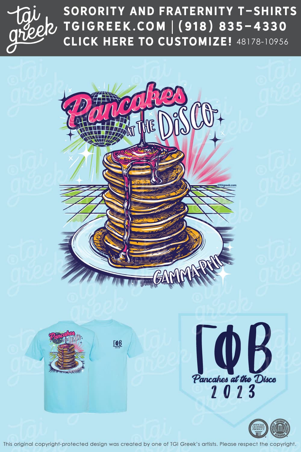 Gamma Phi Beta – INSU Pancakes At The Disco