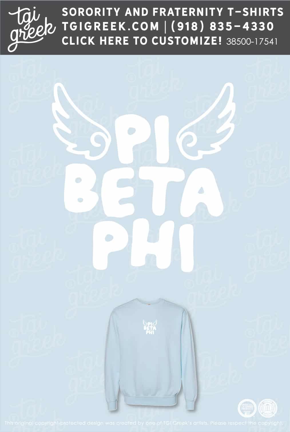 Pi Beta Phi – TENNKN Embroidered Sweatshirts