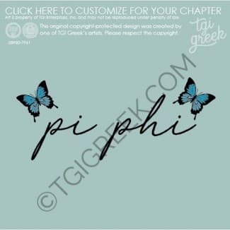 Pi Beta Phi – KSU Spring PR butterfly
