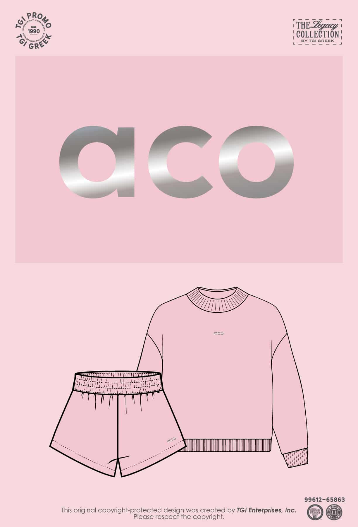 Alpha Chi Omega – TGI Greek Chrome Set