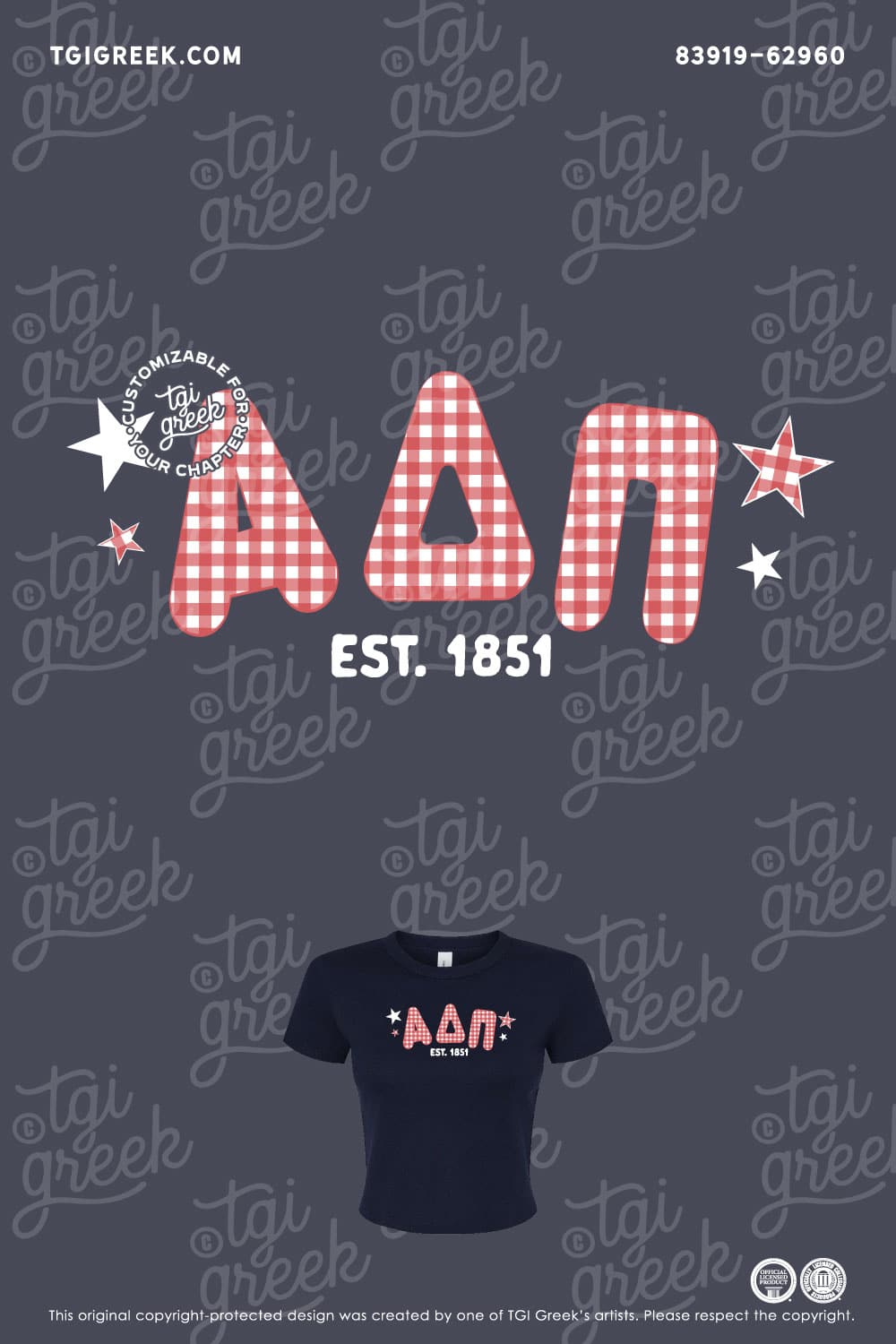 Alpha Delta Pi – FURM Baby Tee