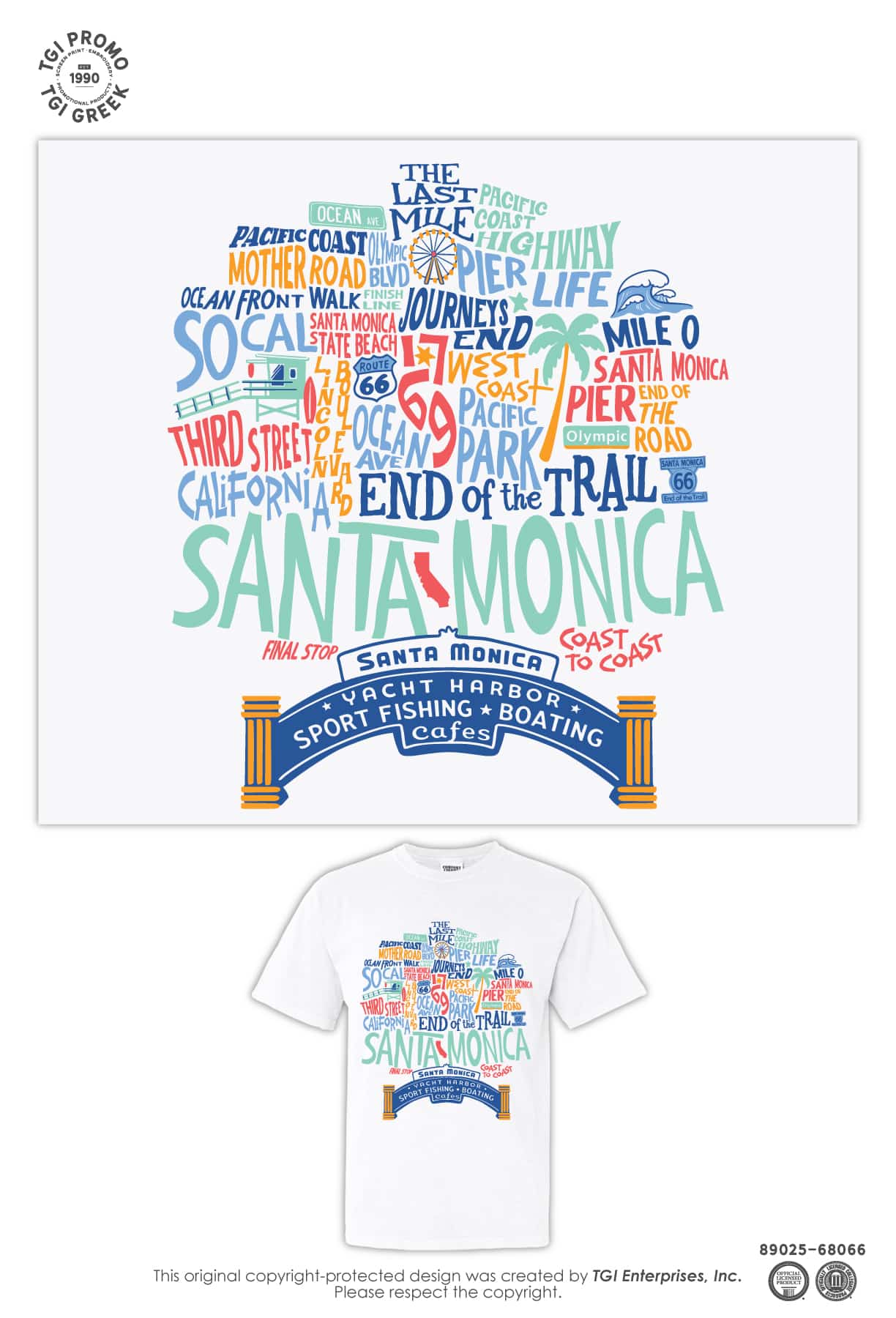 Shop TGI Promo – Cap Cruise Party Zone Santa Monica Iconic