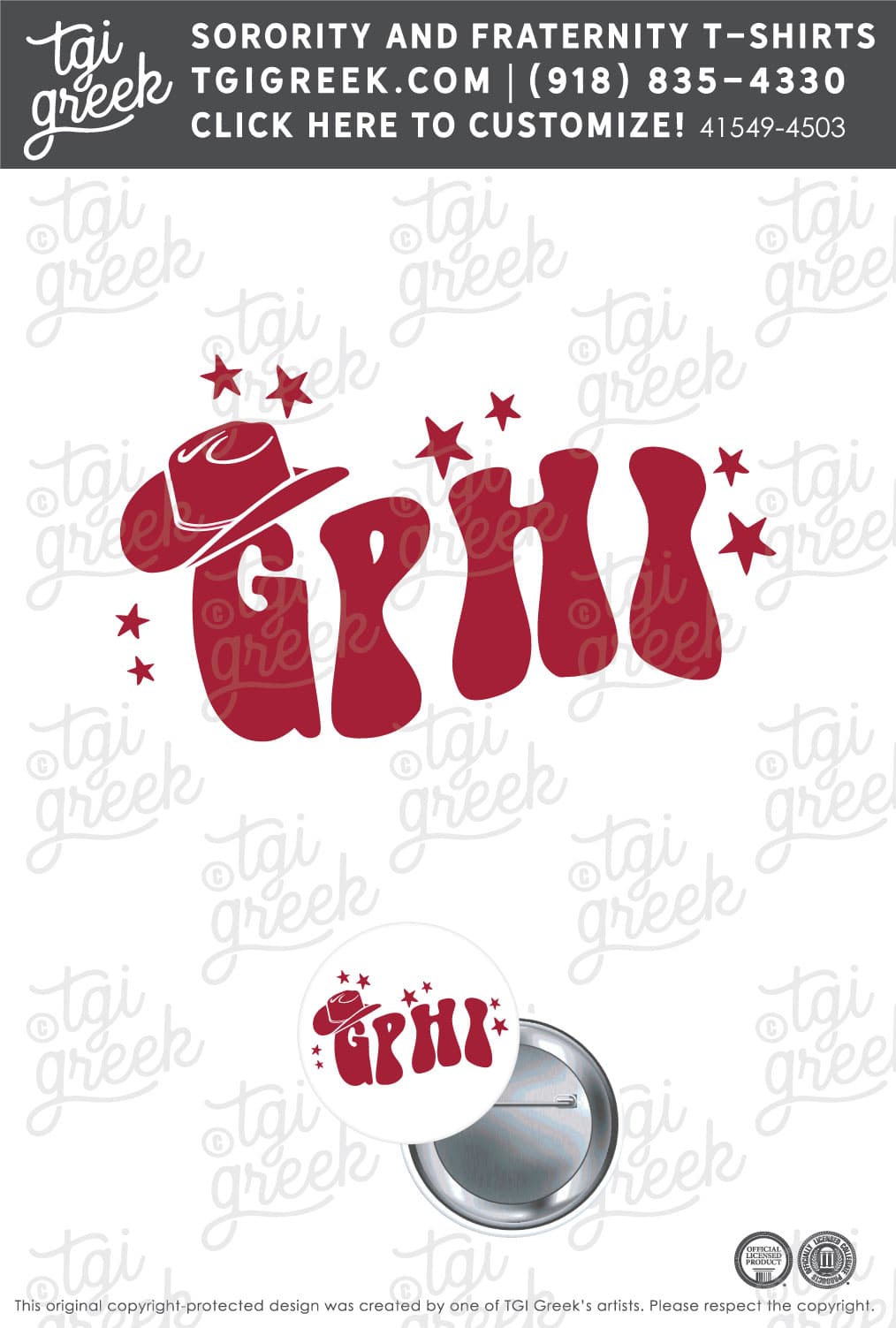 Gamma Phi Beta – OU Free Buttons