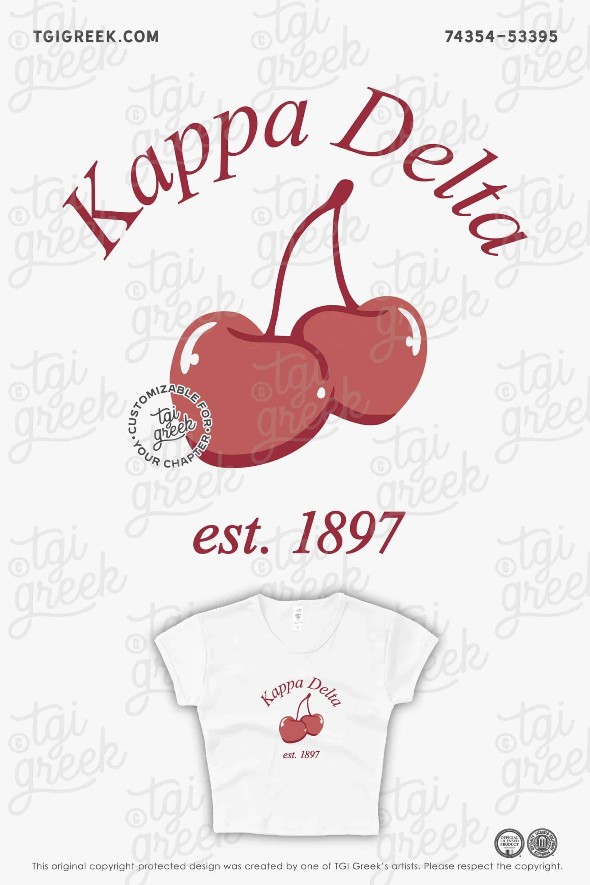 Kappa Delta – UWF Fall Bid Day Crop Top