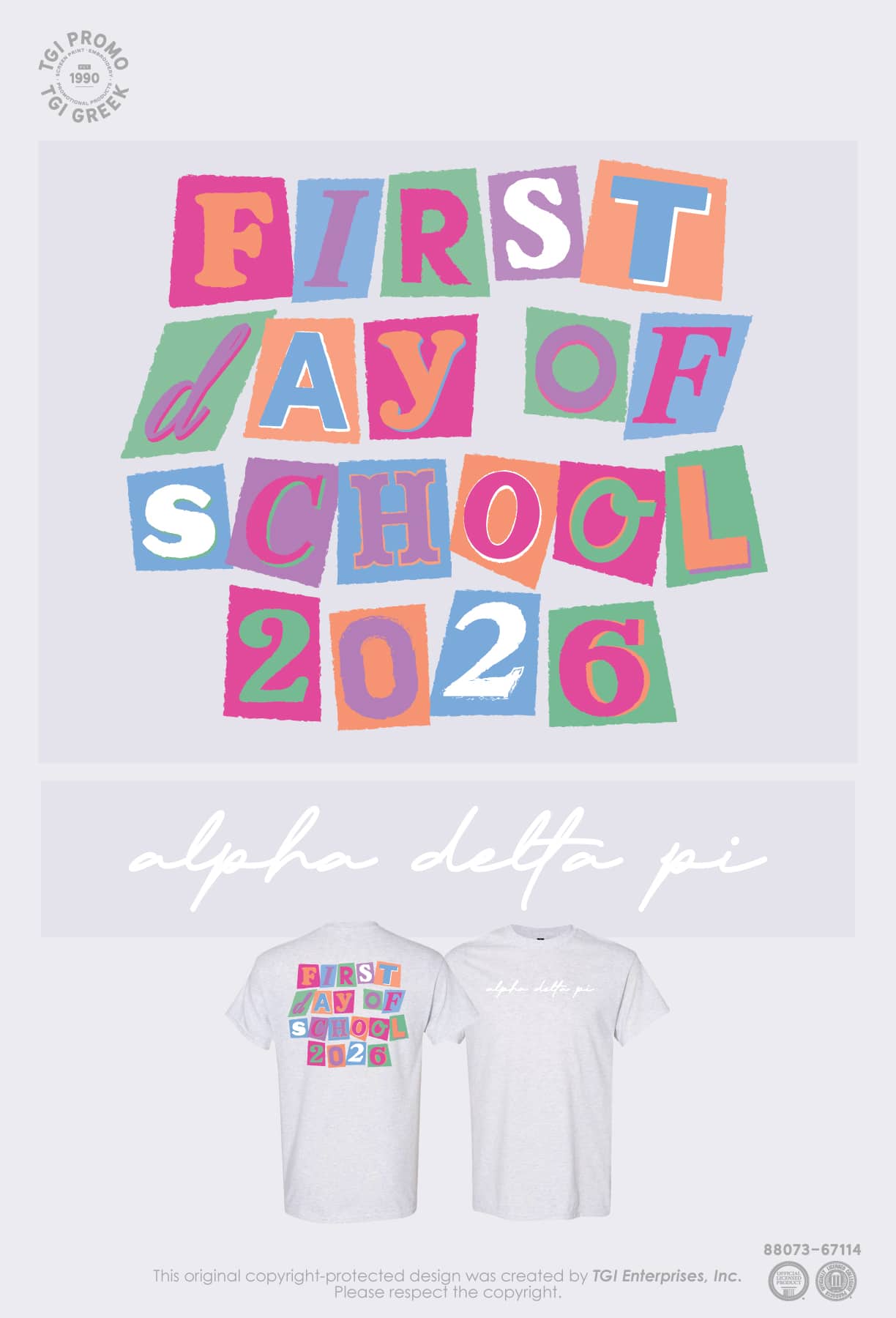 Alpha Delta Pi – SAMF First Day Of Class
