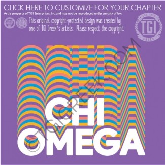 TGI-Chi Omega Repeating Colors