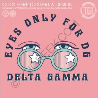TGI-Delta Gamma Sunglasses Foil