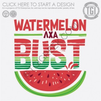TGI-Lambda Chi Alpha Gradient Watermelon Bust