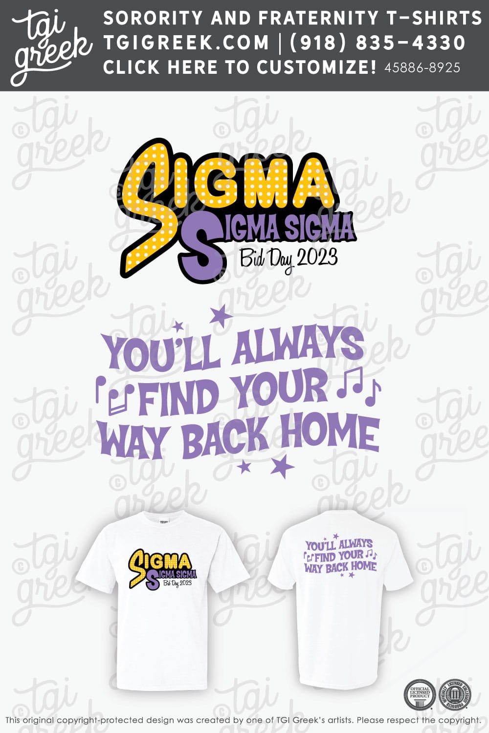 Sigma Sigma Sigma – IUPA Bid Day