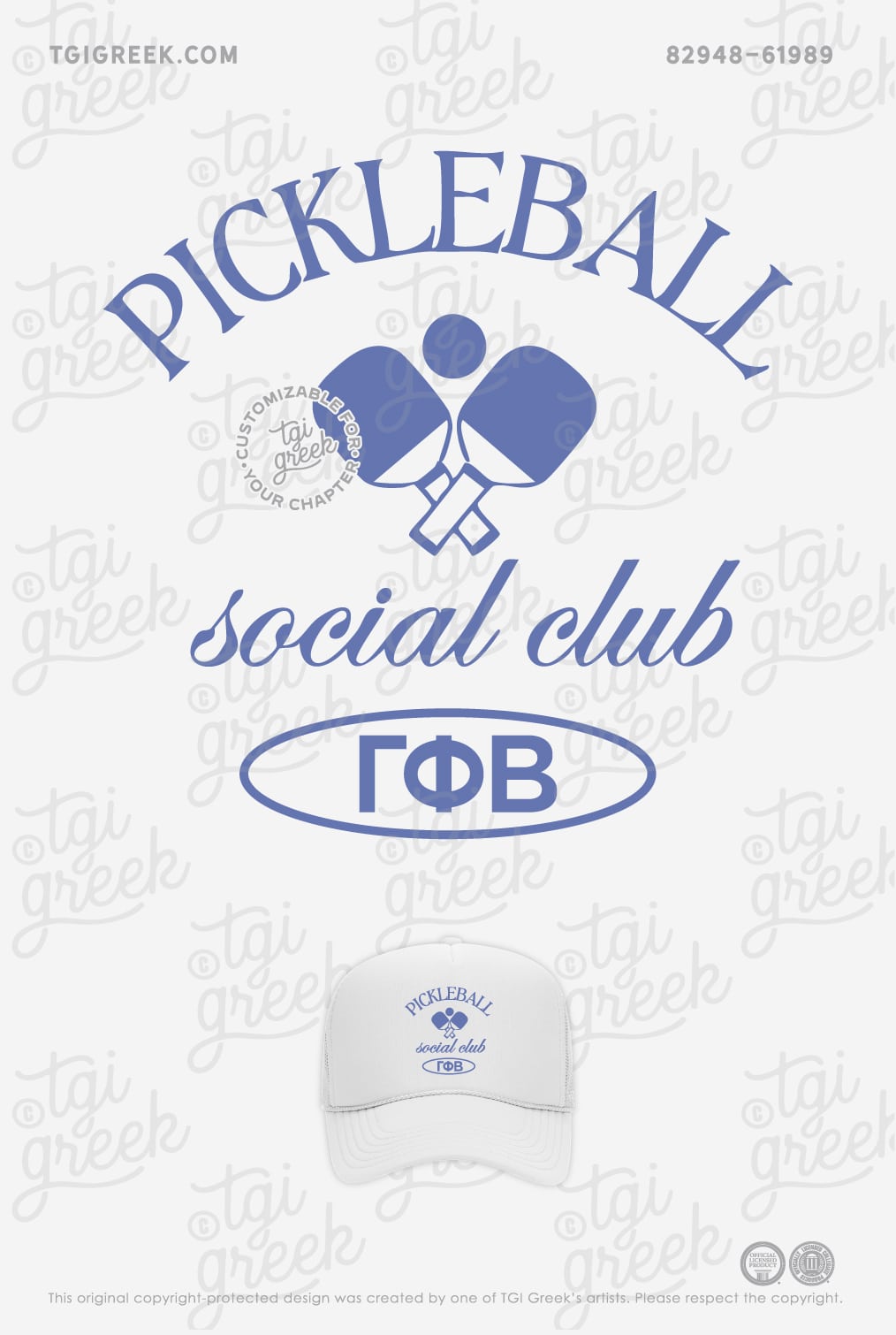 Gamma Phi Beta – CTSLO Pickleball Hats