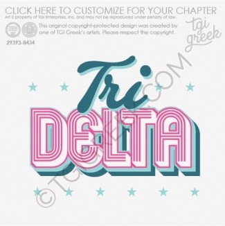 Delta Delta Delta – OU Bright Summer Henley