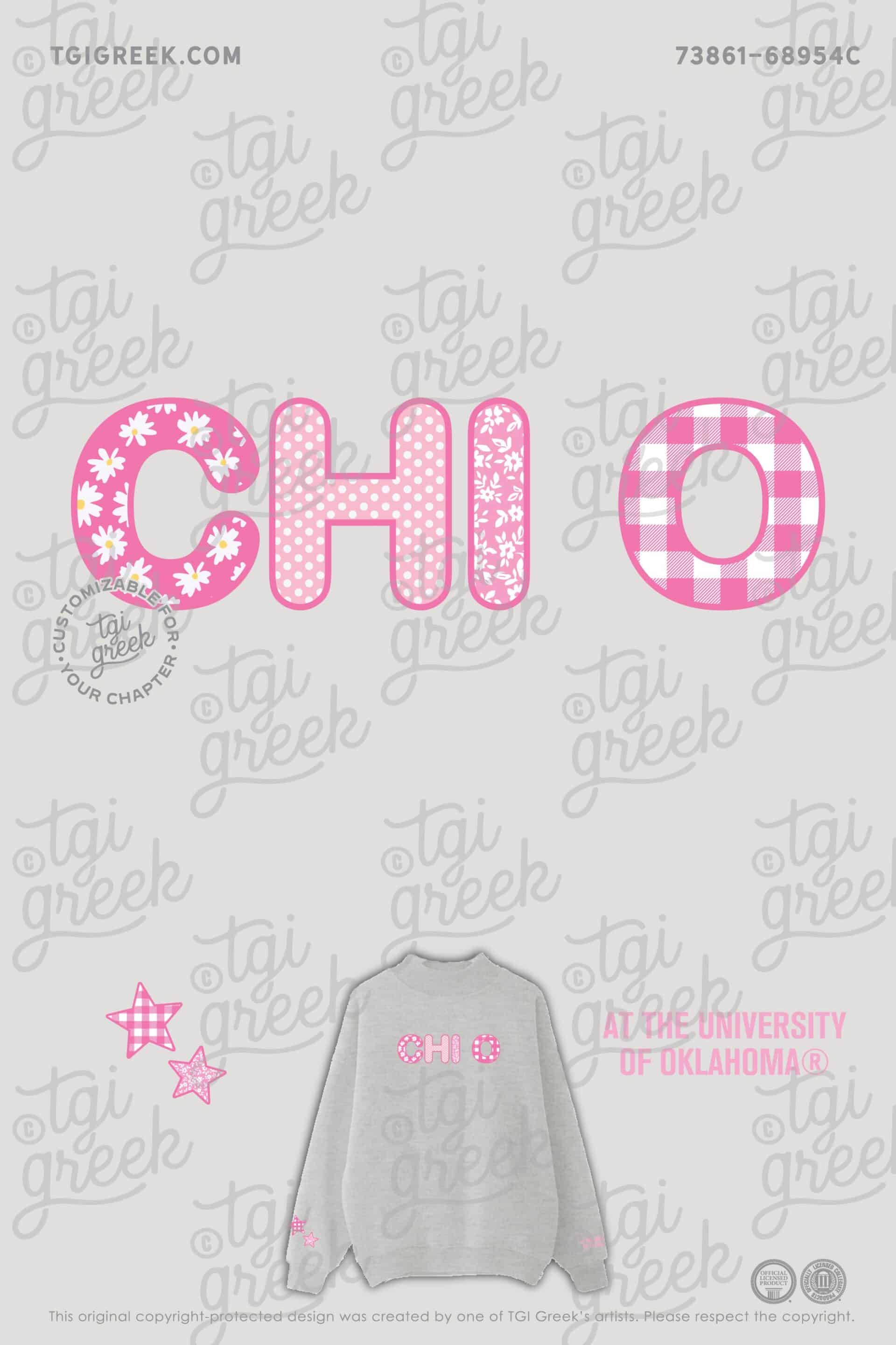 TGI Chi Omega PatchWork