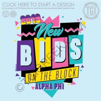 TGI-Alpha Phi New Bids on the Block
