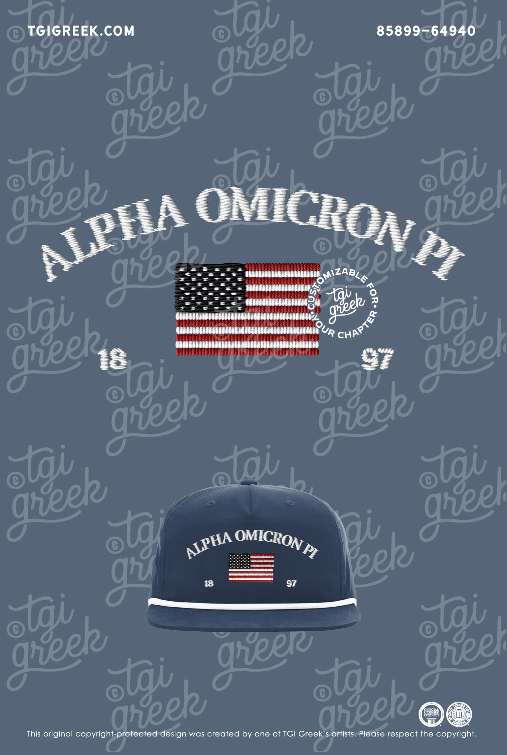Alpha Omicron Pi – AUB Spring Break Hat