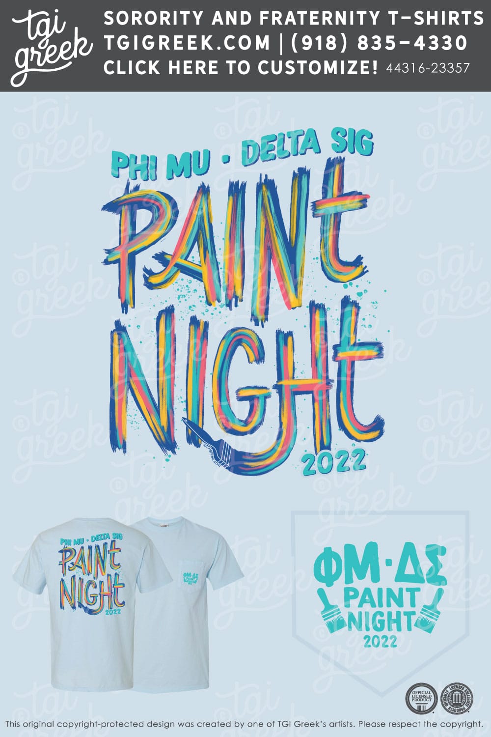 Phi Mu – UCOLBLD Paint Night Mixer
